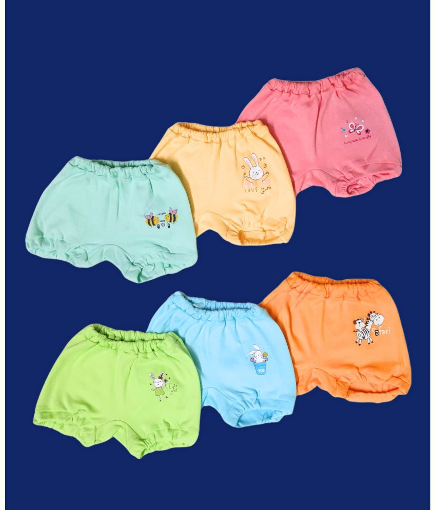     			Funny Bear Baby Girl's & Boy's Panties Bloomers Underwear Panty Combo Pack of 6