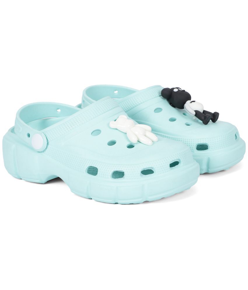     			GOLDSTAR - Sea Green Boy's Clogs ( 1 Pair )