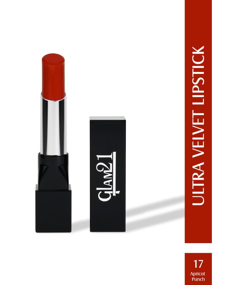     			Glam21 Long-lasting Ultra Velvet Lipstick With Creamy matte finish2.5gm Apricot Punch-17