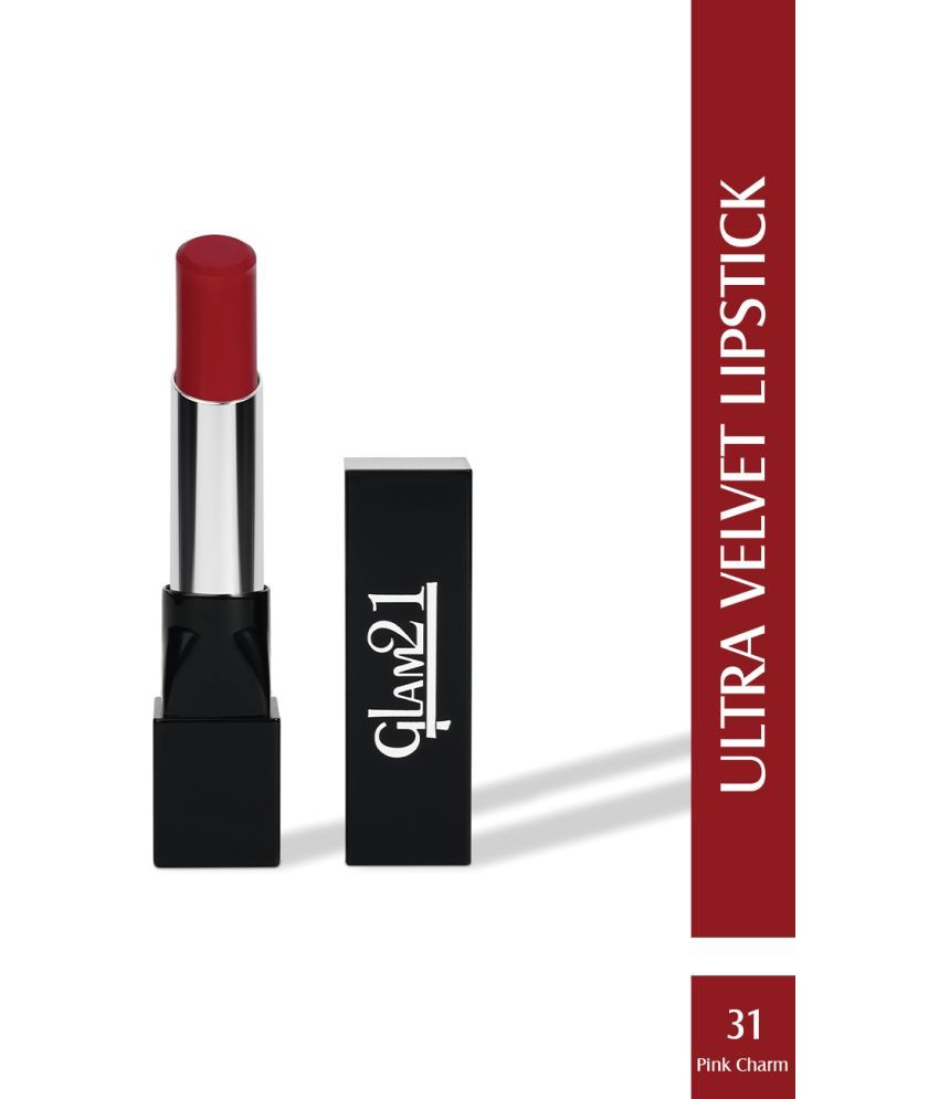     			Glam21 Long-lasting Ultra Velvet Lipstick With Creamy matte finish2.5gm Pink Charm-31