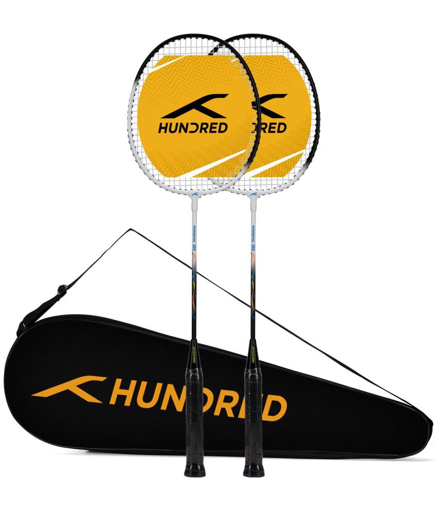     			HUNDRED Multicolor Badminton Racquet ( Pack of 2 )