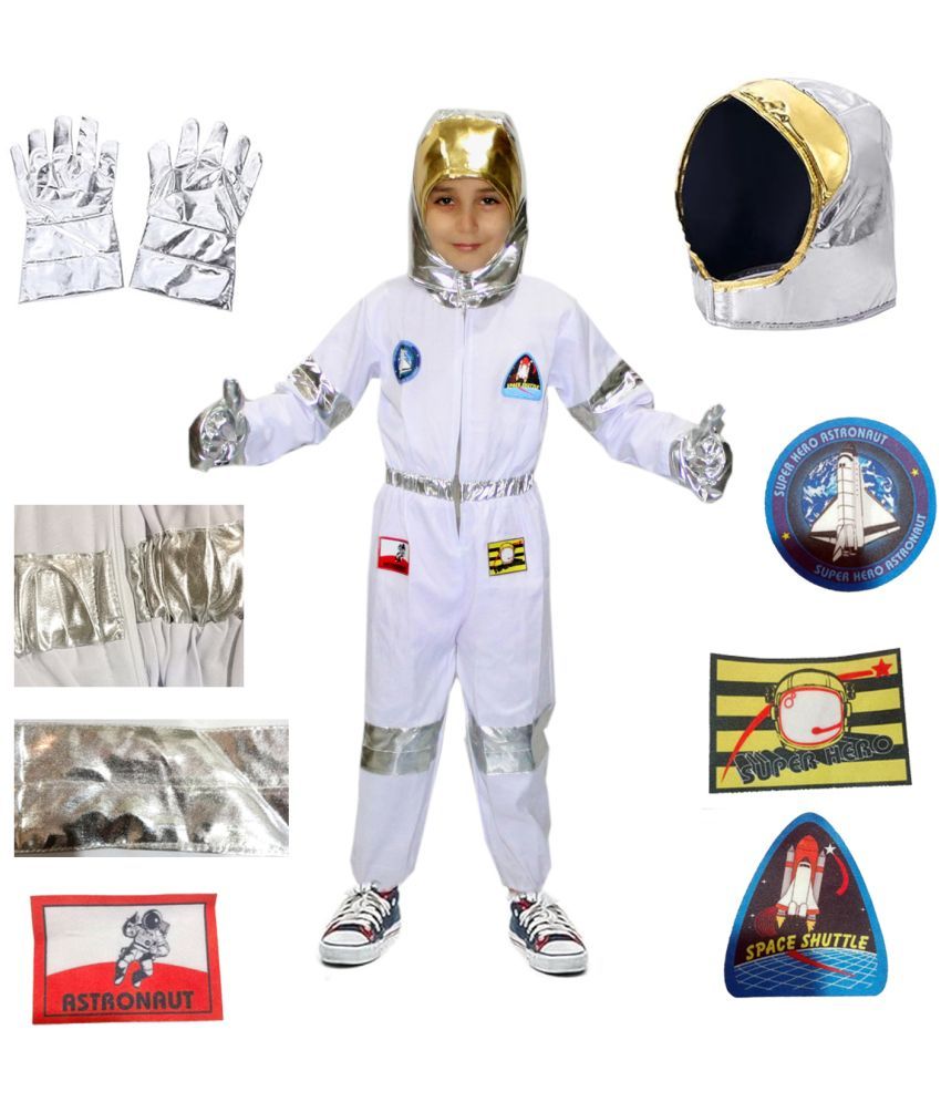     			KAKU FANCY DRESSES White Polyester Boys Others Costume ( Pack of 1 )