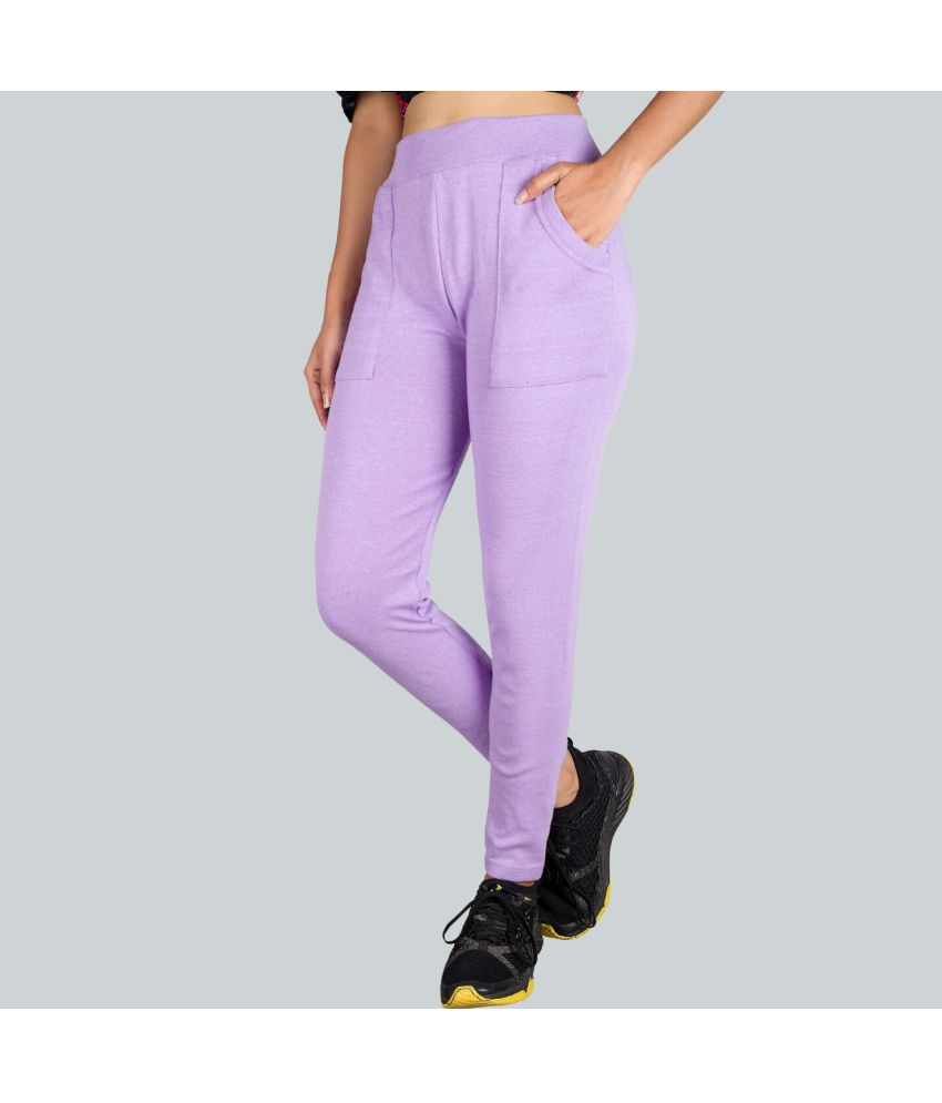     			KARARO JEGGINGS - Cotton Blend Skinny Fit Lavender Women's Jeggings ( Pack of 1 )