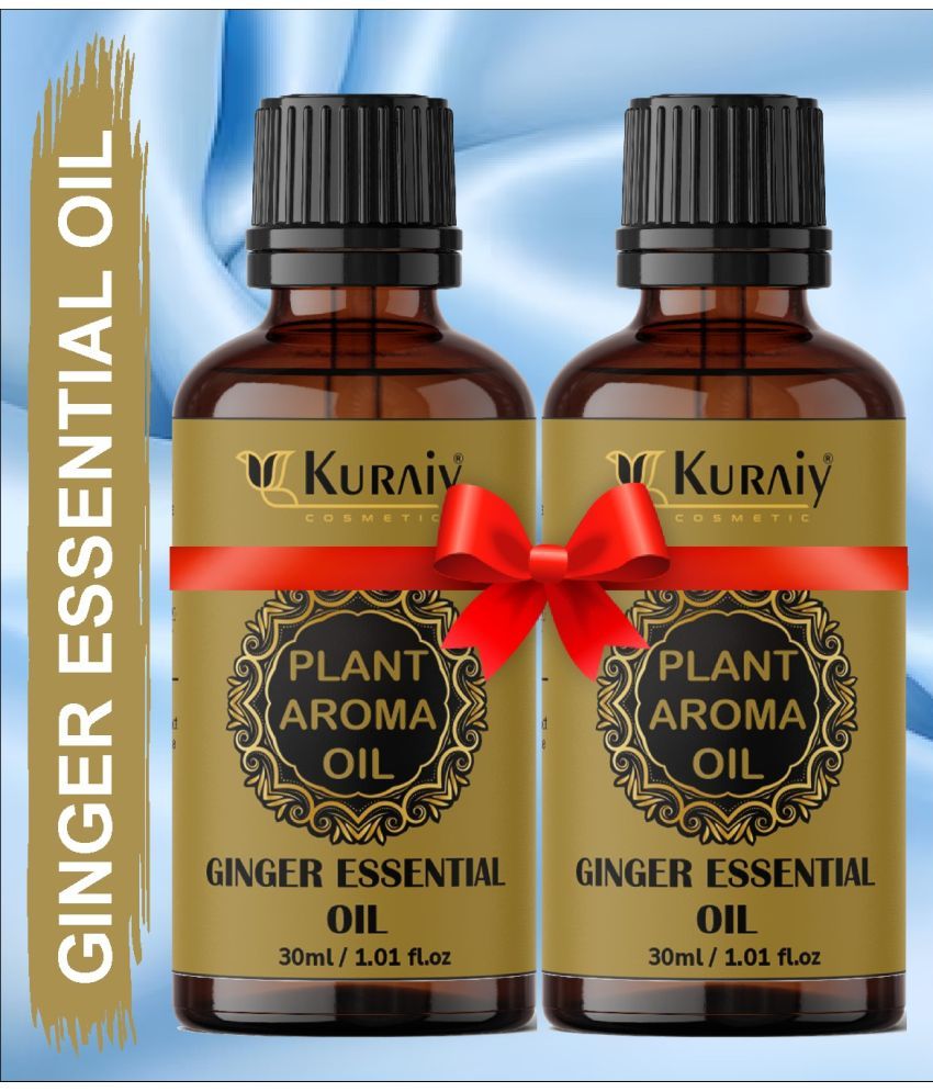     			KURAIY Ginger Slimming Essential Oil Lifting Firming Hip Lift Up Moisturizing Fat Burner Pack of 2