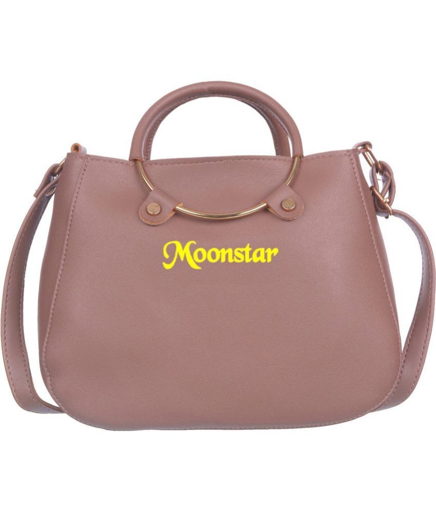     			Moonstar Bag Brown PU Sling Bag