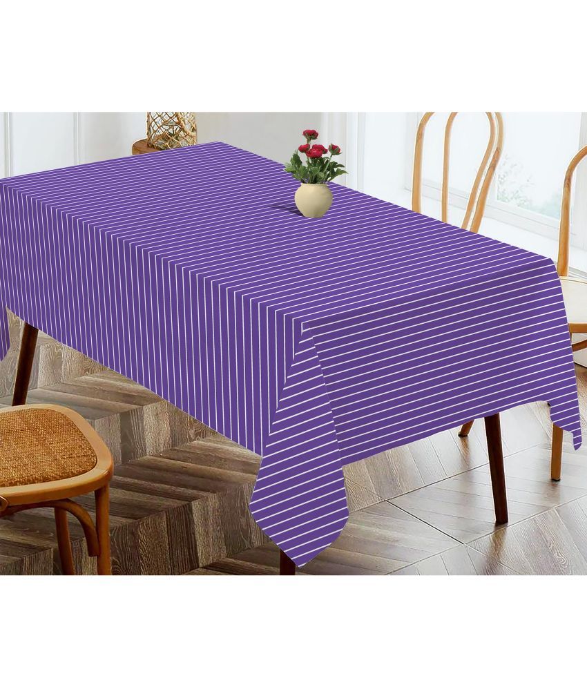     			Oasis Hometex Printed Cotton 4 Seater Rectangle Table Cover ( 152 x 138 ) cm Pack of 1 Lavender