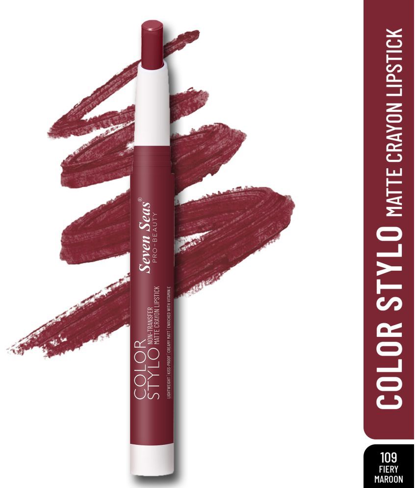     			Seven Seas Color Stylo Non Transfer | Enriched With Vitamin E | Crayon Lipstick (Choco Bar 2.5)