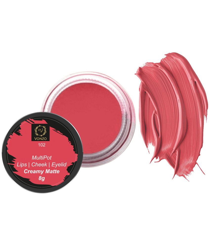     			VONZO Lip and cheek tint Cream Blush 102 Rose Pink 8 g