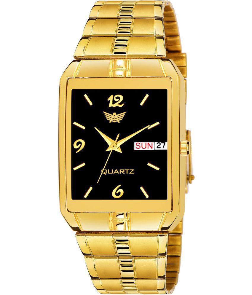     			Abrexo Gold Stainless Steel Analog Men's Watch
