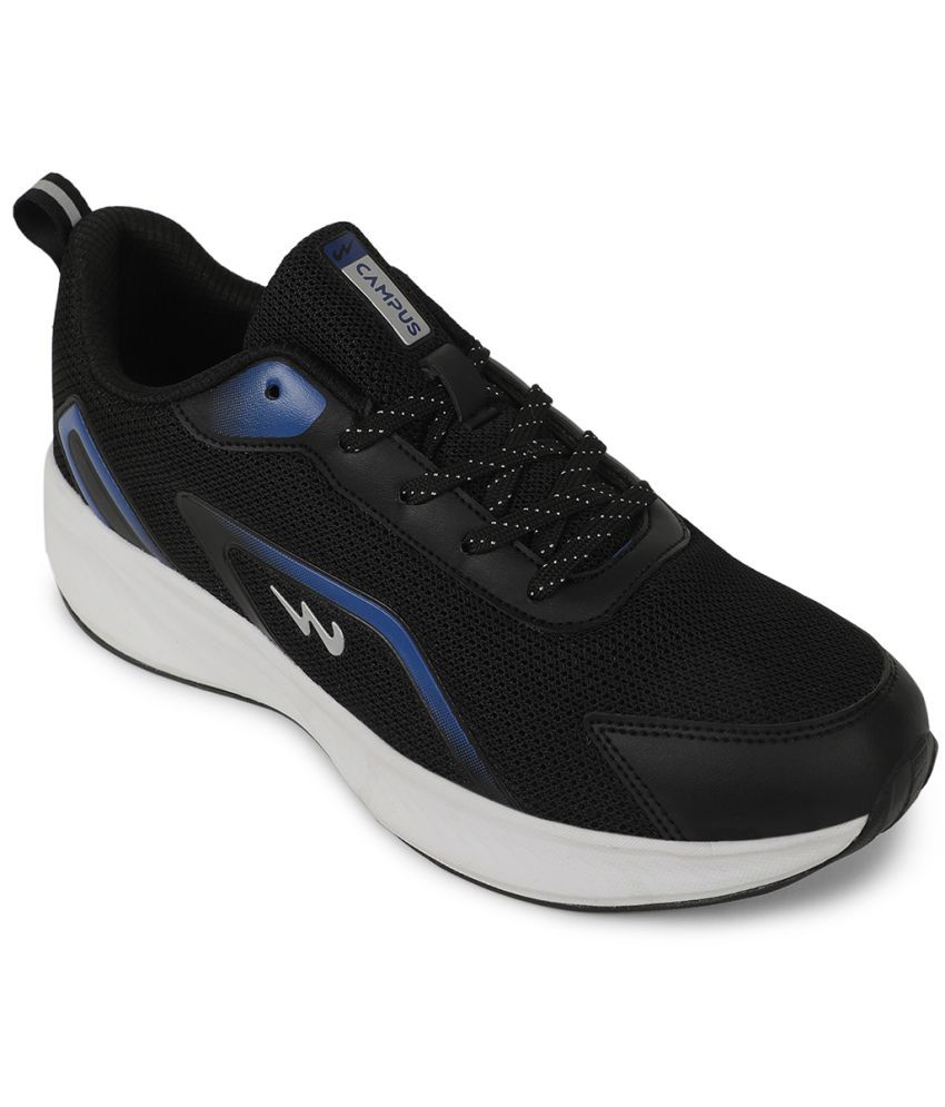     			Campus XAVEN Black Men's Sports Running Shoes