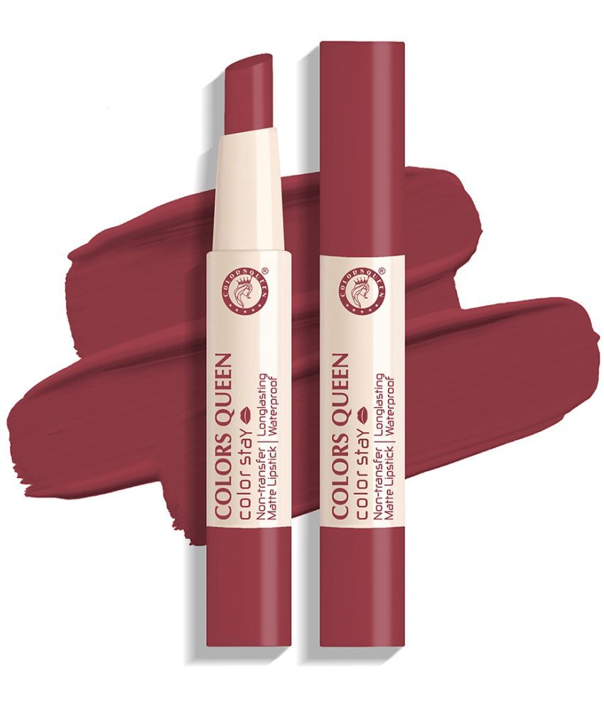     			Colors Queen Color It All Non Transfer Matte Lip Crayon - Very Nude (Shade - 19)