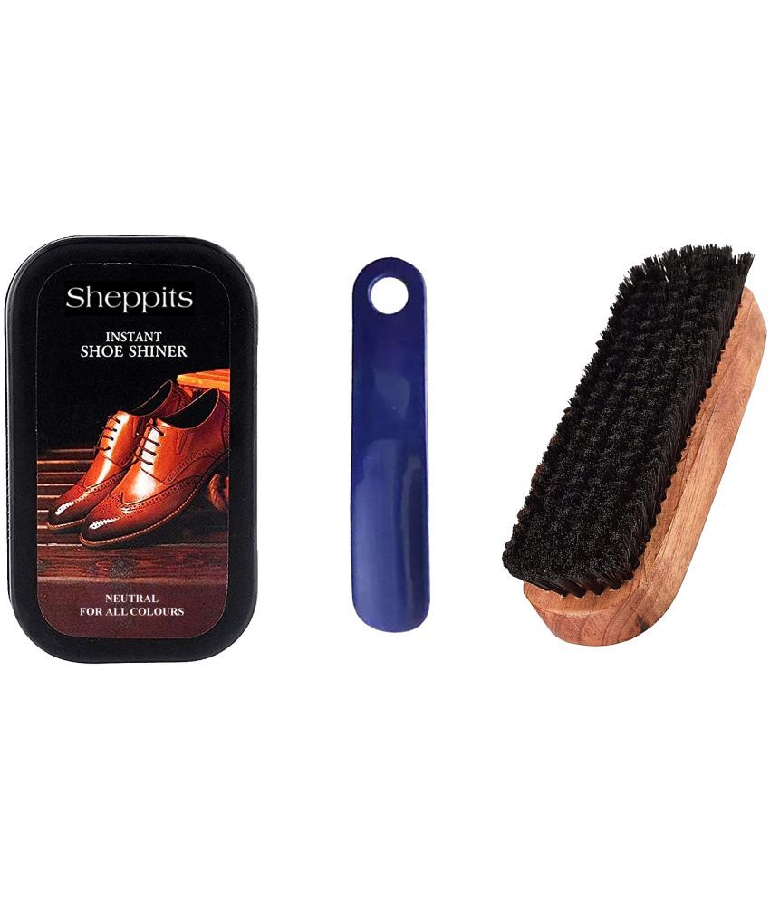     			Sheppits All Type Shoes Shoe Care Combo