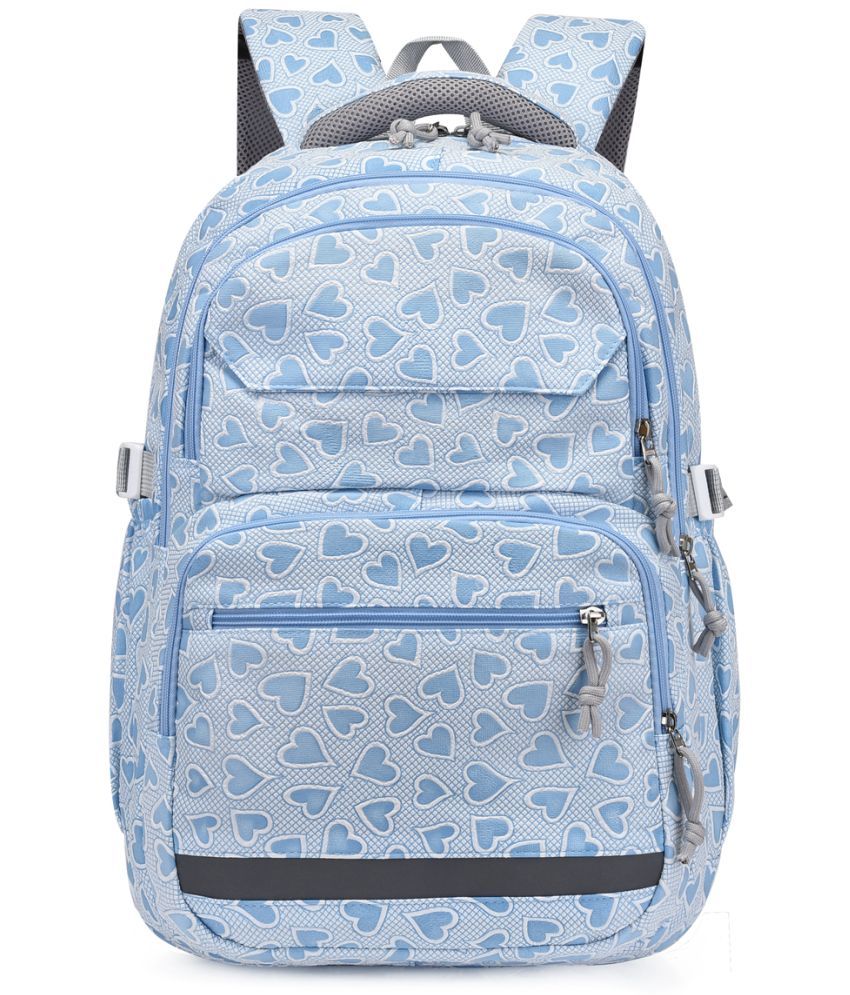     			Tinytot Blue Polyester Backpack For Kids