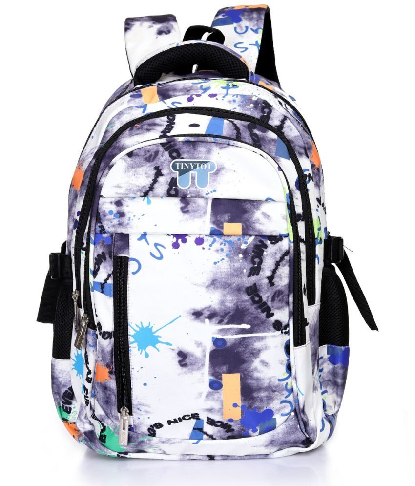     			Tinytot Multicolor Polyester Backpack For Kids