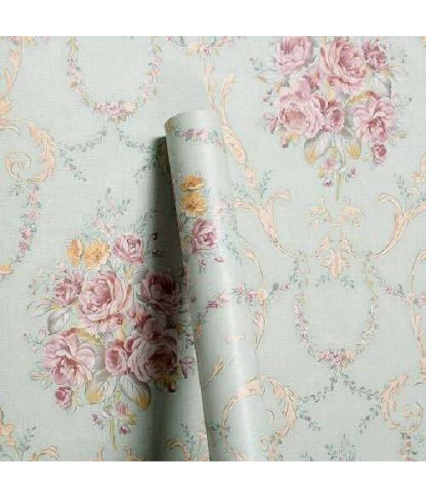     			Wow Interiors Floral Wallpaper ( 45 x 400 ) cm ( Pack of 1 )