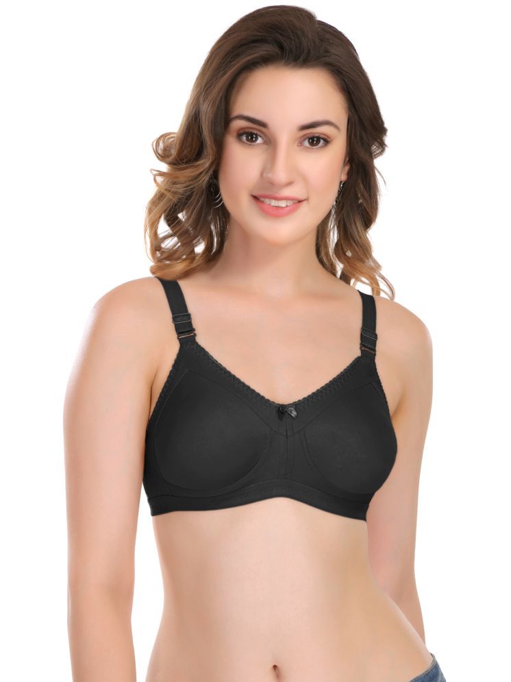     			Featherline Cotton Blend Non Padded Women's Everyday Bra ( Black )