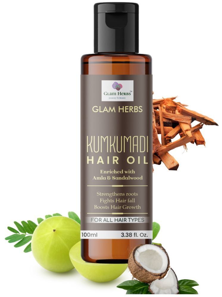     			GLAM HERBS Herbal Kumkumadi Hair Oil 100ml |For Hair Growth | Repairs Split Ends, Reduces Breakage