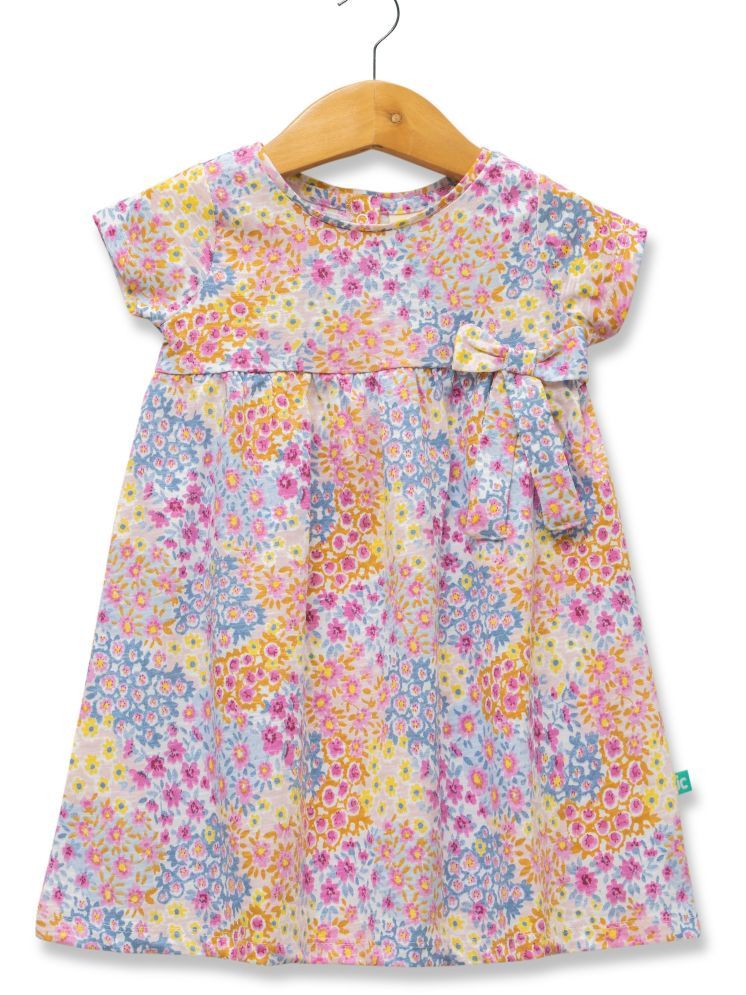     			Juscubs Multicolor Cotton Baby Girl Dress ( Pack of 1 )