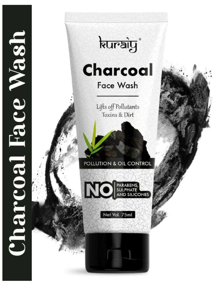     			KURAIY Deep Cleansing Acne Oil Control Charcoal Face Wash (75 ml)