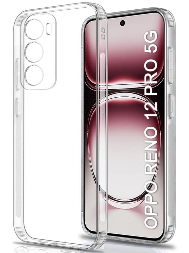     			Megha Star*** Plain Cases Compatible For Silicon Oppo Reno 12 Pro 5g ( Pack of 1 )