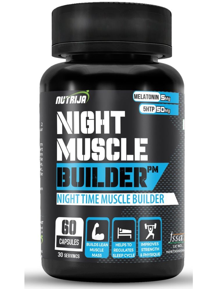     			NUTRIJA Night Muscle Builder - 120 no.s Capsule