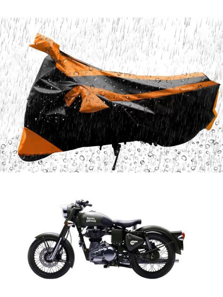     			RONISH Bike Body Cover for Royal Enfield All Bike Models ( Pack of 1 ) , Orange