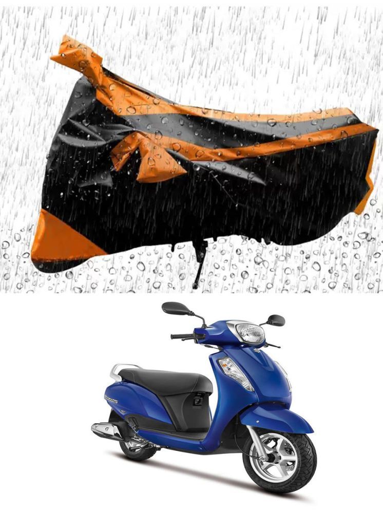     			RONISH Bike Body Cover for Suzuki Access 125 ( Pack of 1 ) , Orange