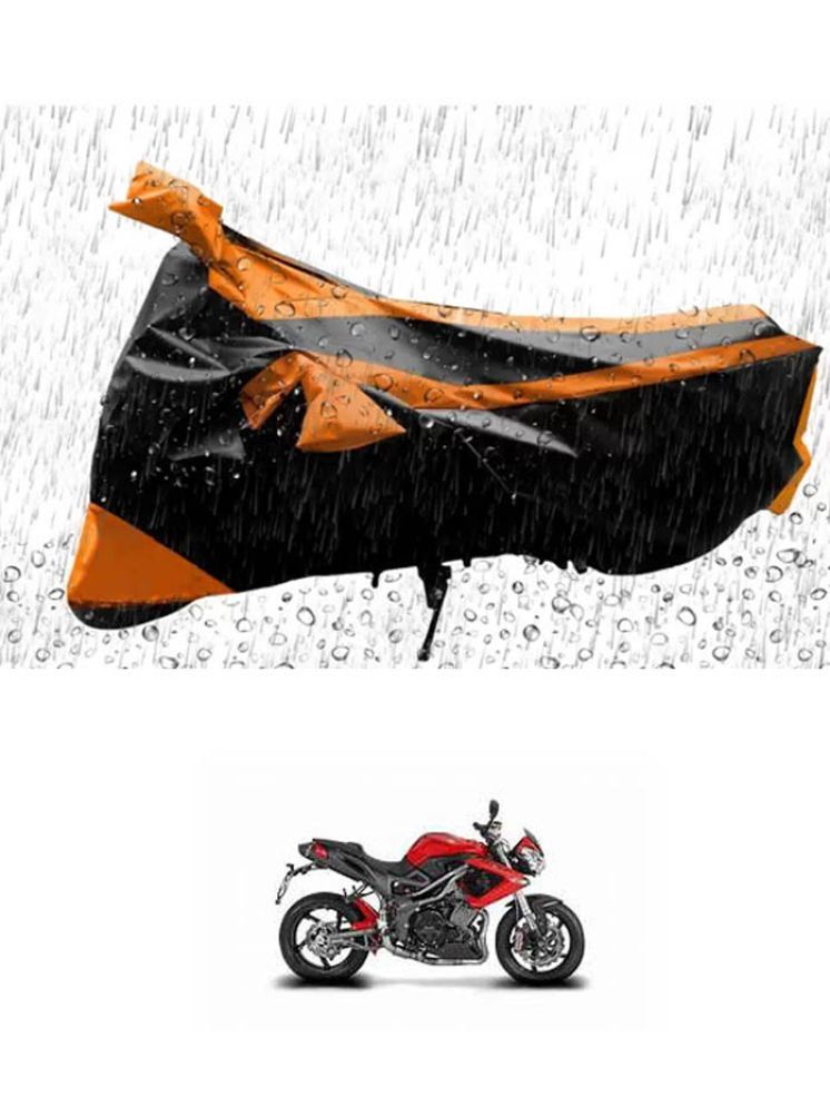     			RONISH Bike Body Cover for DSK Benelli TNT R ( Pack of 1 ) , Orange