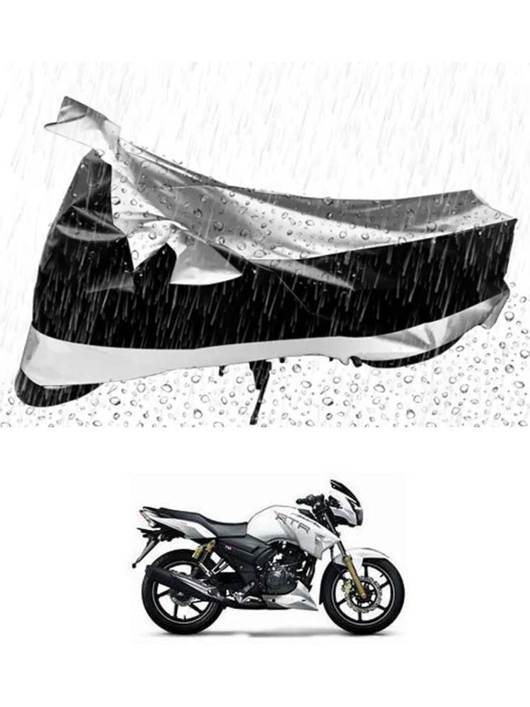     			RONISH Bike Body Cover for TVS Apache RTR 180 ( Pack of 1 ) , Silver