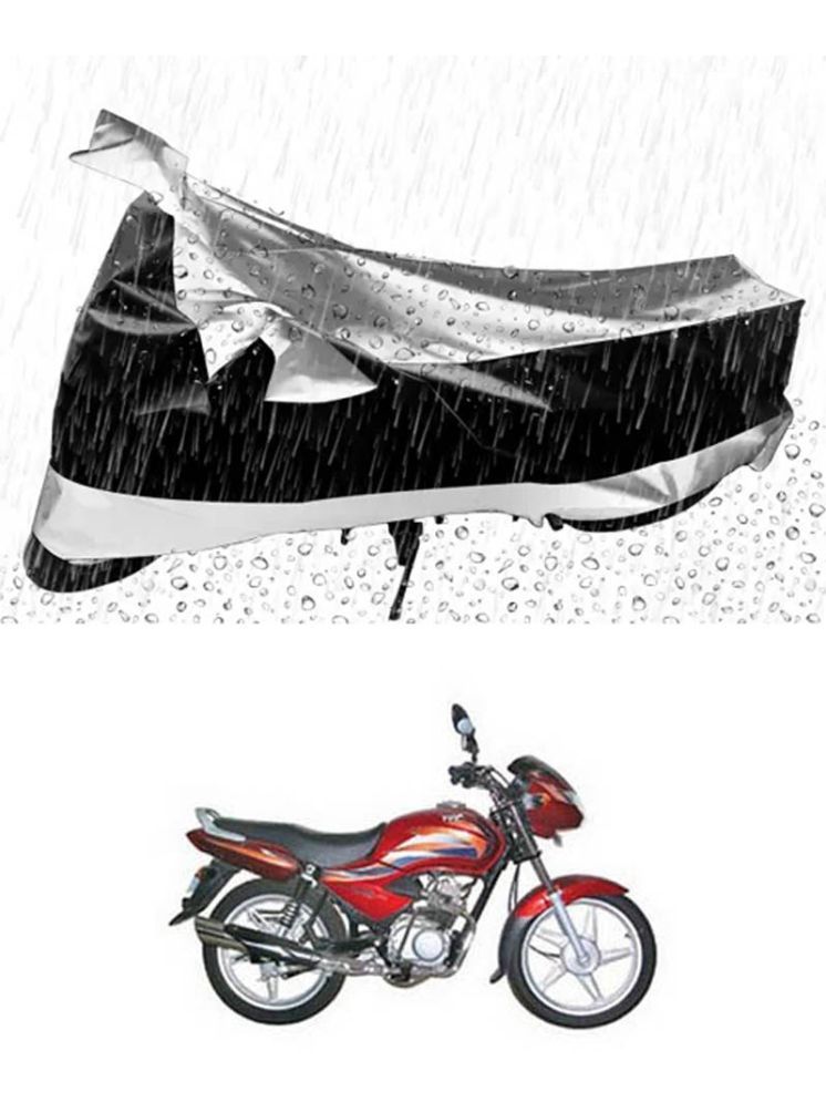     			RONISH Bike Body Cover for TVS Victor GLX ( Pack of 1 ) , Silver