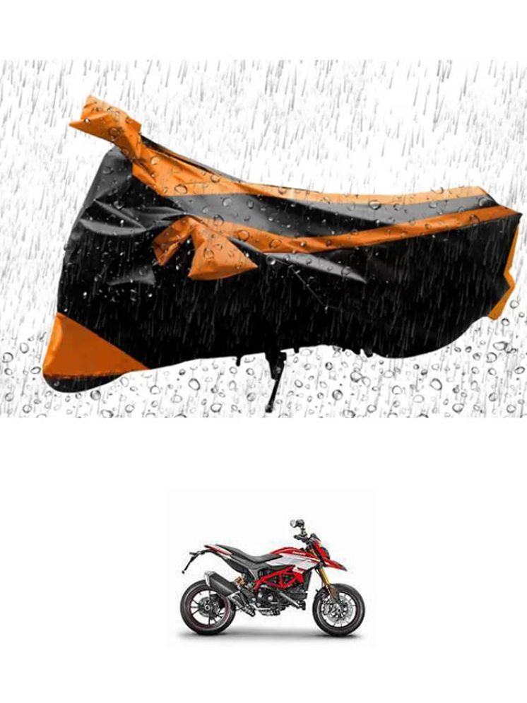     			RONISH Bike Body Cover for Ducati Hypermotard ( Pack of 1 ) , Orange