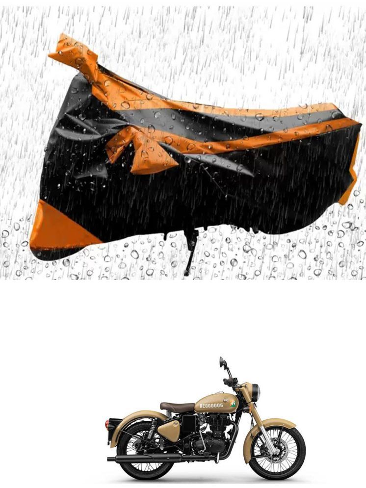     			RONISH Bike Body Cover for Royal Enfield All Bike Models ( Pack of 1 ) , Orange