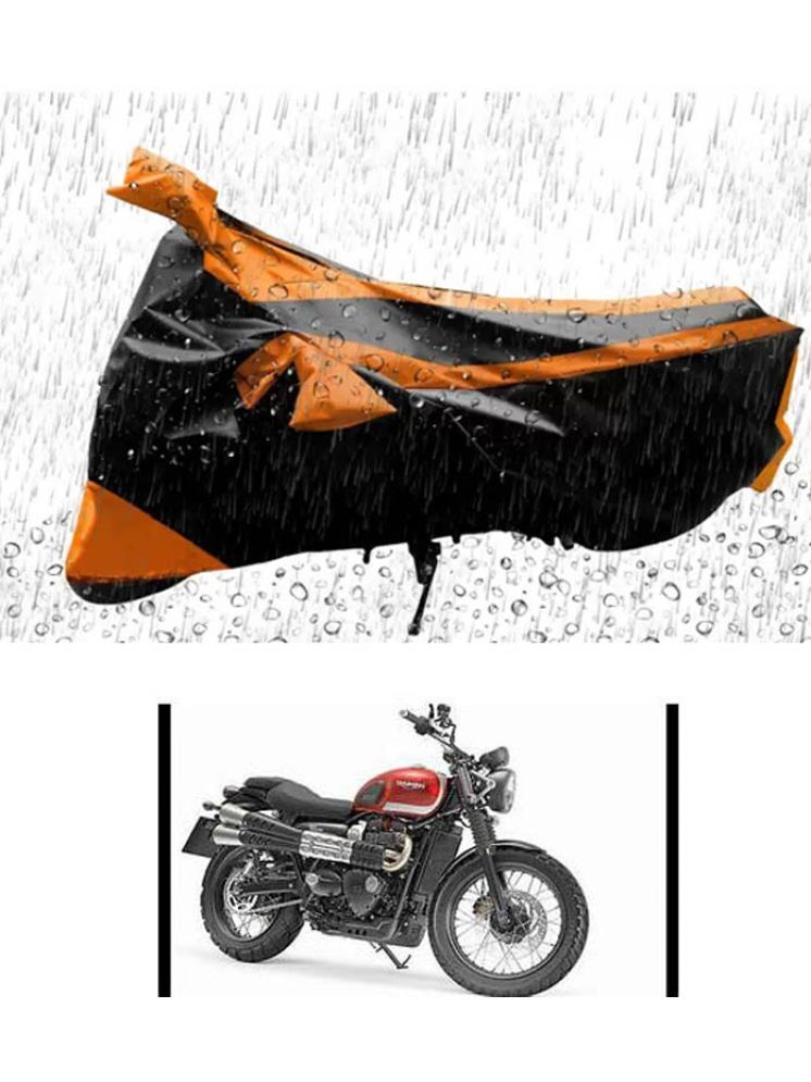     			RONISH Bike Body Cover for Ducati Scrambler ( Pack of 1 ) , Orange