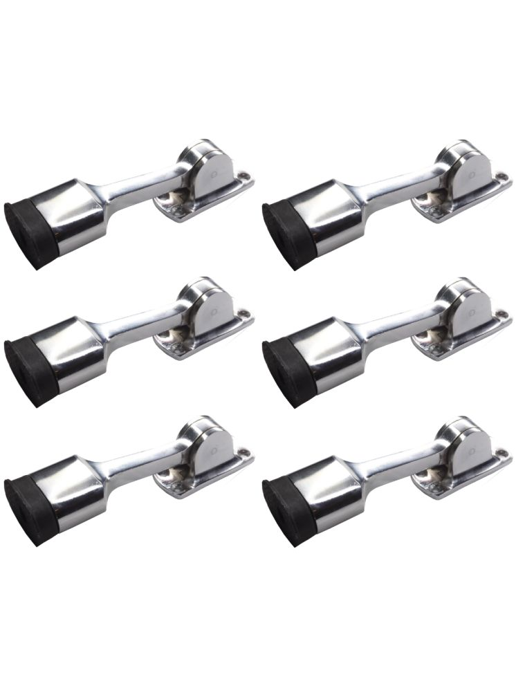     			Sun Shield Kick Down Door Stopper, Super D, SS Finish, 5 Inch with screws set of 6 Pcs