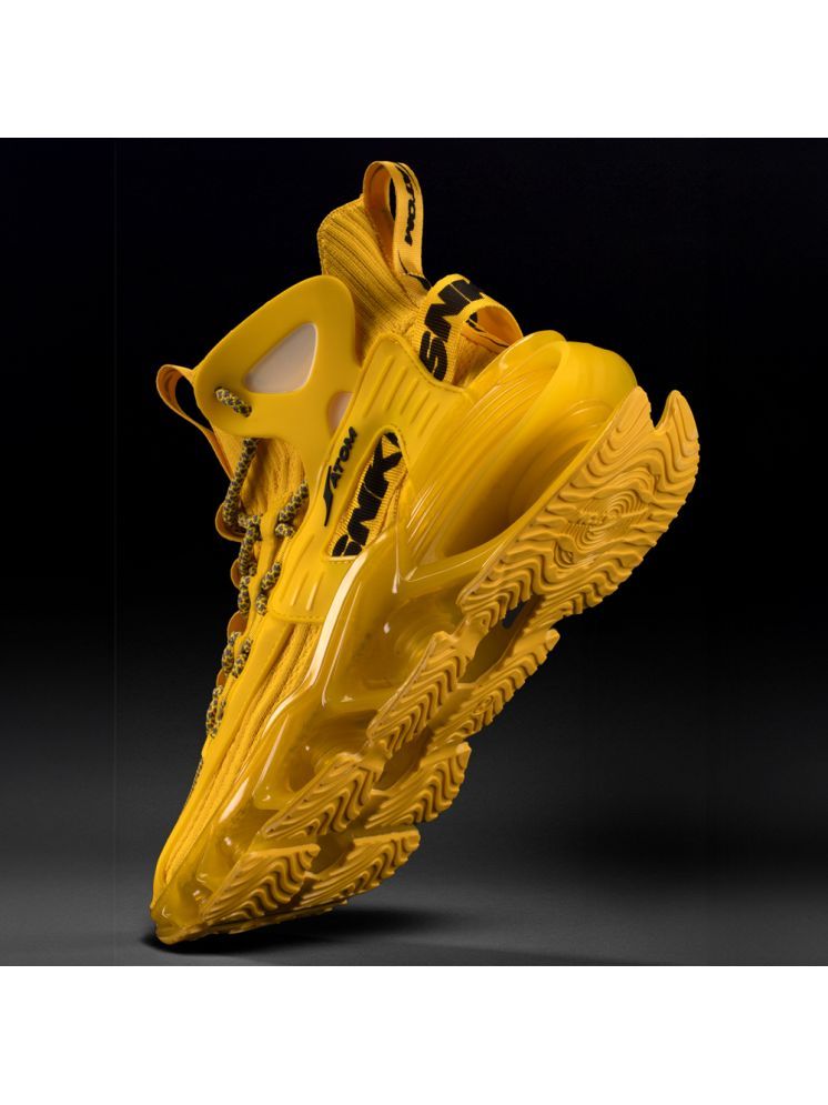     			atom Alpha Predator Yellow Men's Sneakers