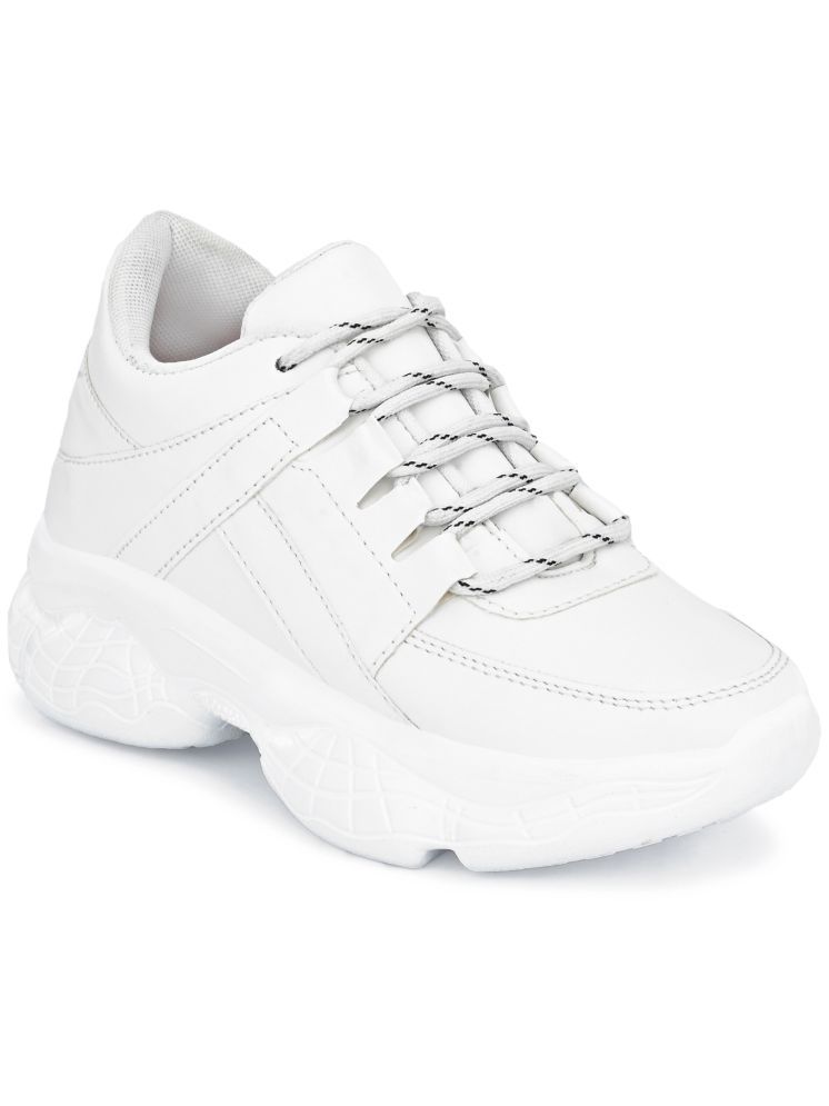     			wrizt White Women's Sneakers