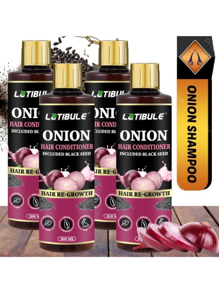     			Latibule Onion Black Seed Oil Conditioner Onion & Ginger Conditioner Instant Conditioners 100 mL Pack of 4