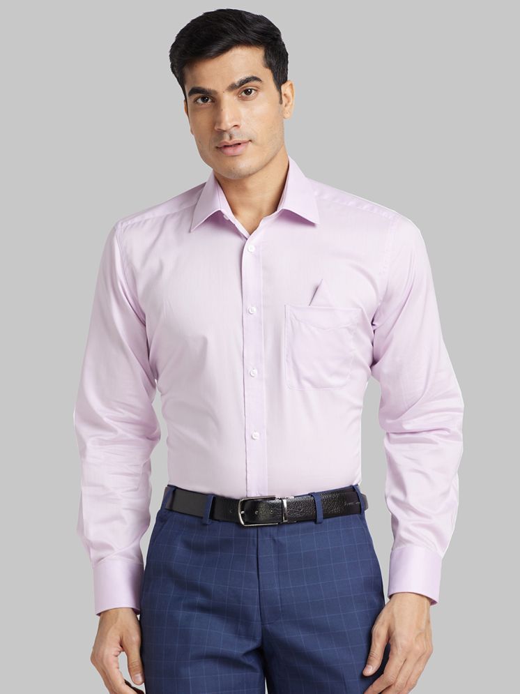     			Park Avenue Cotton Regular Fit Full Sleeves Men's Formal Shirt - Purple ( Pack of 1 )