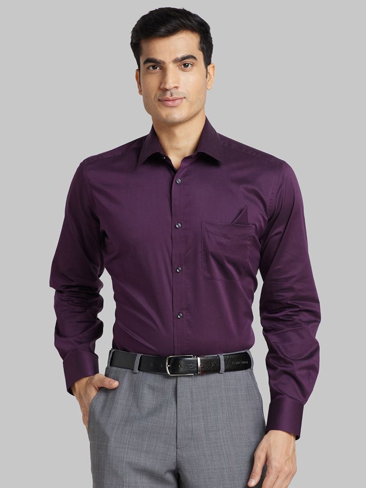     			Park Avenue Cotton Regular Fit Full Sleeves Men's Formal Shirt - Purple ( Pack of 1 )