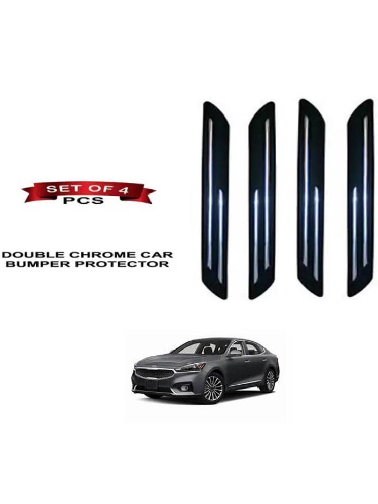     			RONISH Rubber Car Bumper Protector Guard (Double Chrome) For Kia Cadenza