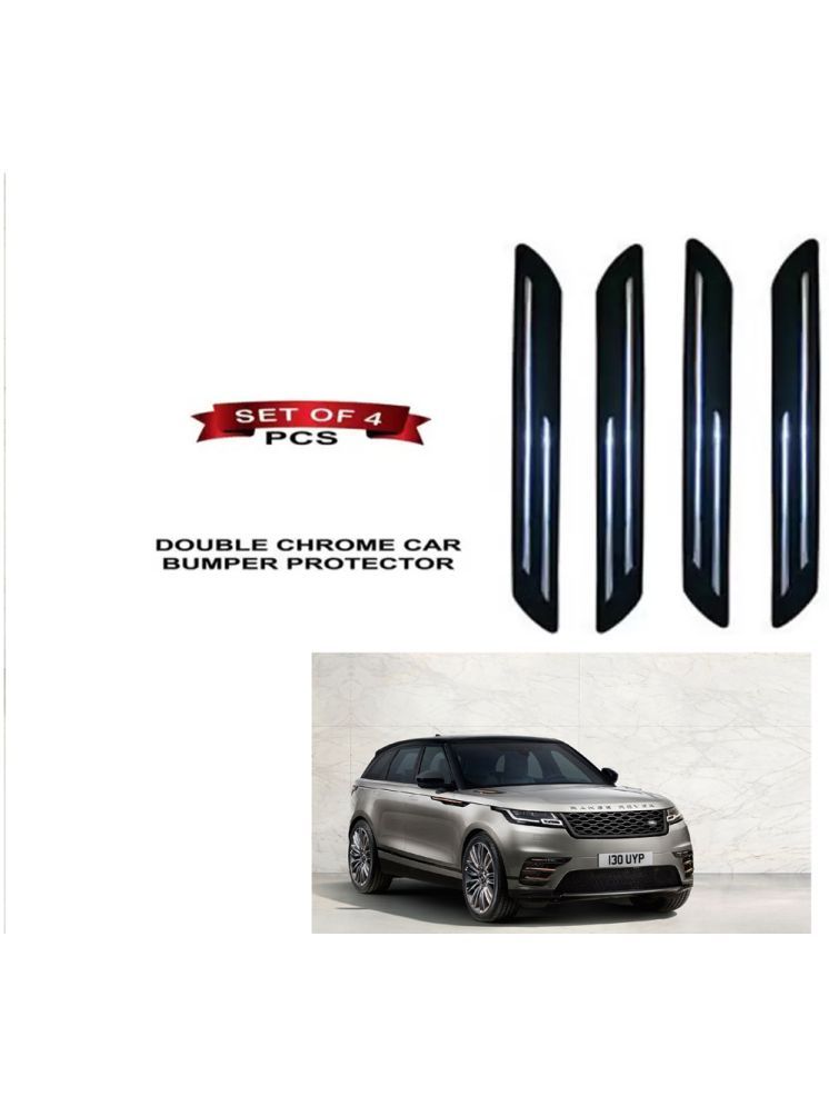     			RONISH Rubber Car Bumper Protector Guard (Double Chrome) For Range Rover Range Rover Velar