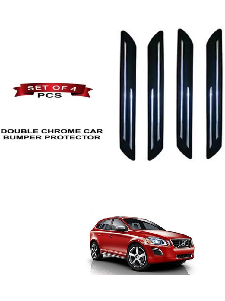     			RONISH Rubber Car Bumper Protector Guard (Double Chrome) For Volvo XC30