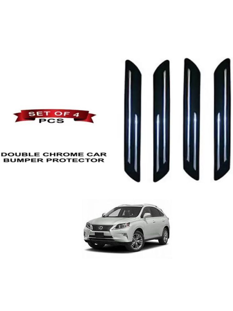     			RONISH Rubber Car Bumper Protector Guard (Double Chrome) For Lexus RX