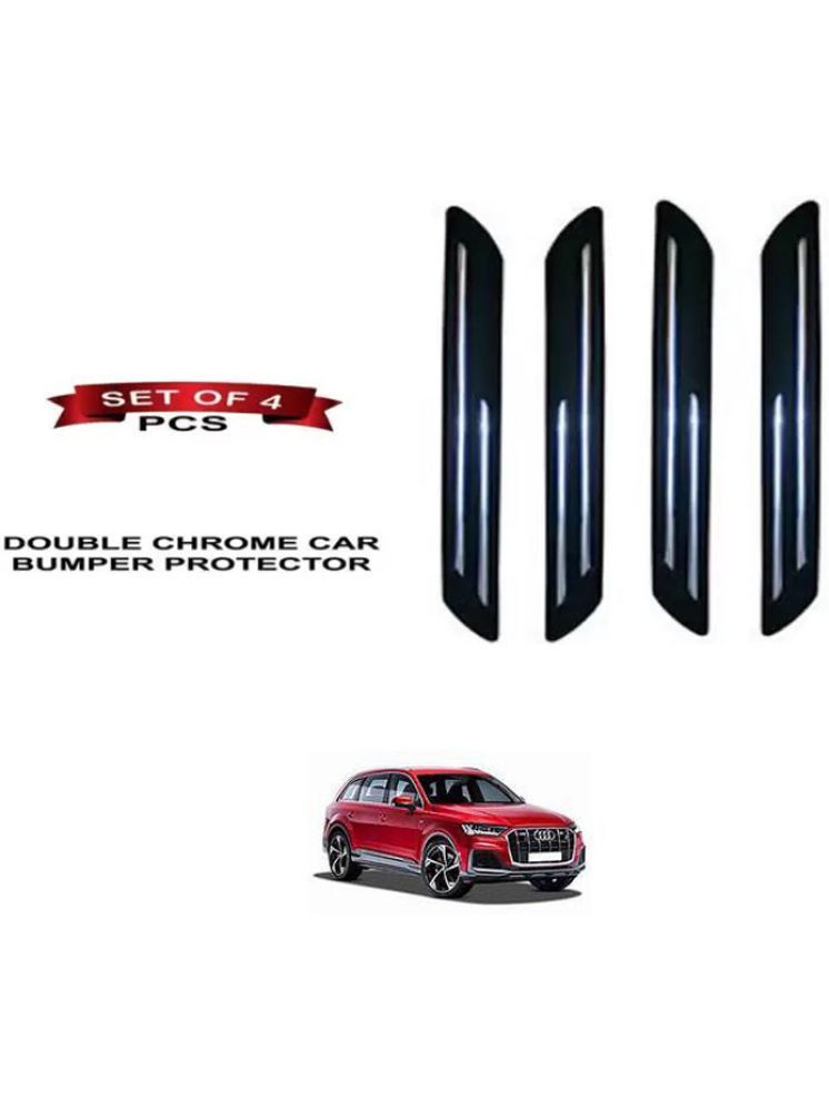     			RONISH Rubber Car Bumper Protector Guard (Double Chrome) For Audi SQ7