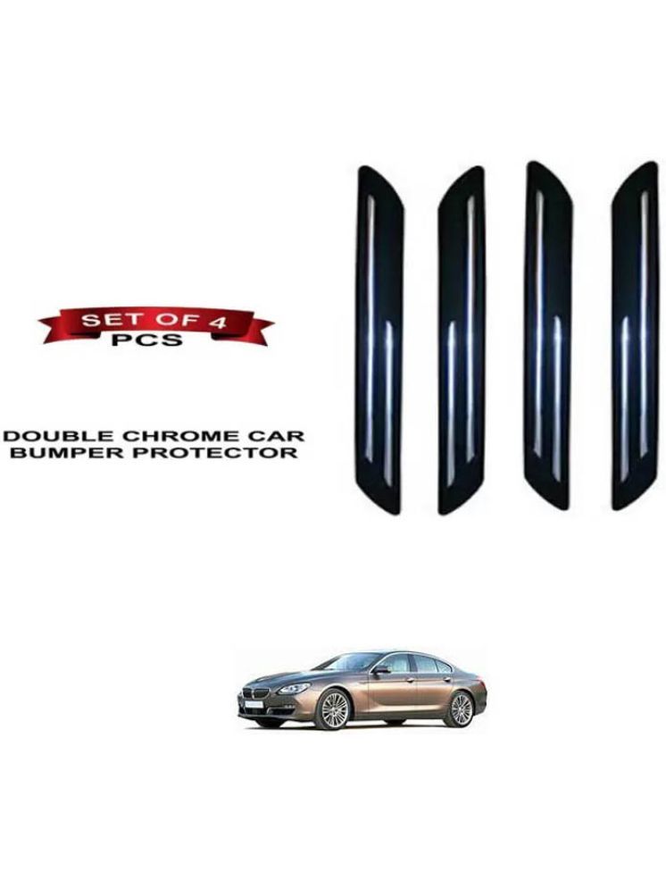     			RONISH Rubber Car Bumper Protector Guard (Double Chrome) For BMW Gran Coupe