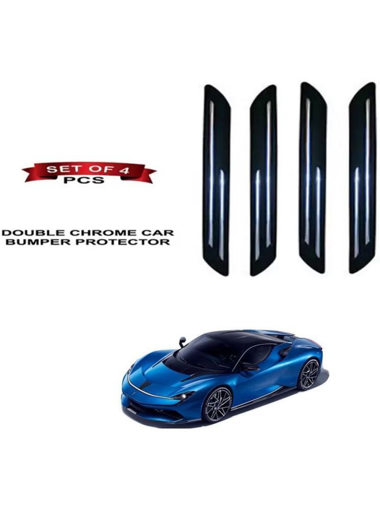     			RONISH Rubber Car Bumper Protector Guard (Double Chrome) For Pininfarina Battista GT Hypercar