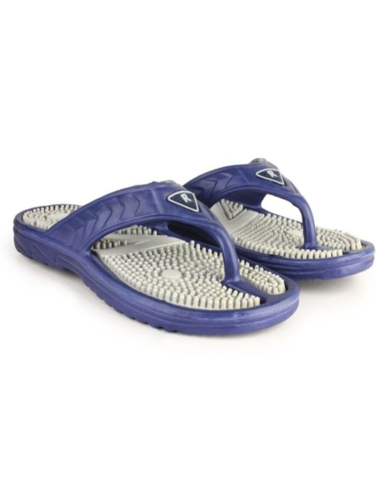     			Richale Grey Men's Massage Flip Flop