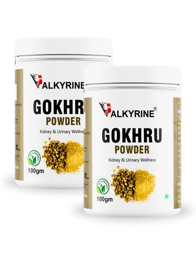     			VALKYRINE Gokhru Powder 200 gm Pack Of 2