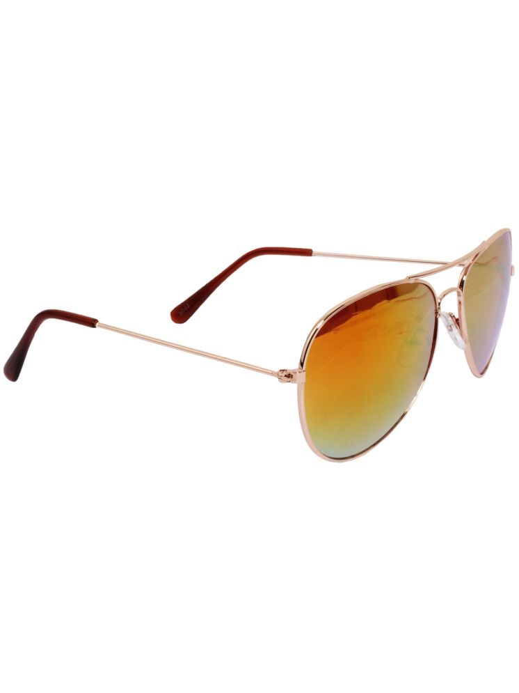     			Veins Brown Oval Sunglasses ( Pack of 1 )