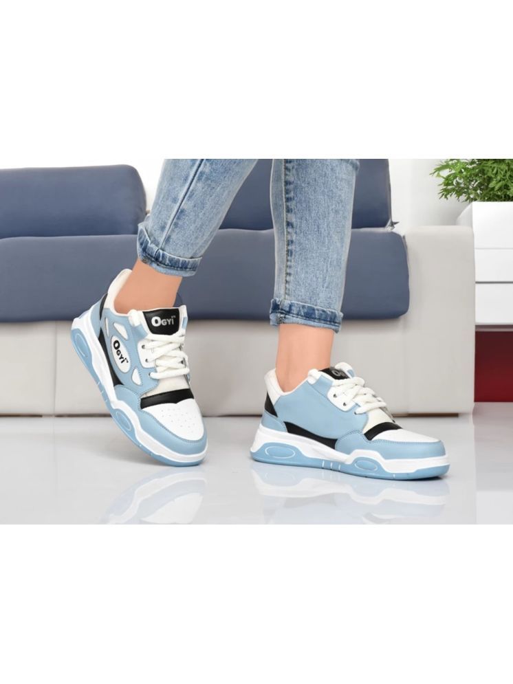     			wrizt Light Blue Women's Sneakers